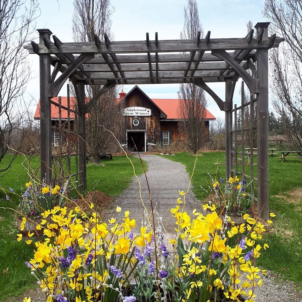 Edmonton strawberry farm entrance